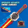 Infinity Nado 6 Proskill Pack - Blazing War Bear Glowing Spinning Top,Sword Launcher with Optional Rotation Direction Kid Toy 2