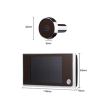 Wsdcam 3.5 inch Digital Door Viewer Camera 120° Wireless Doorbell Smart Home Door Camera Peephole Doorbell with Monitor Mirilla - Image 5
