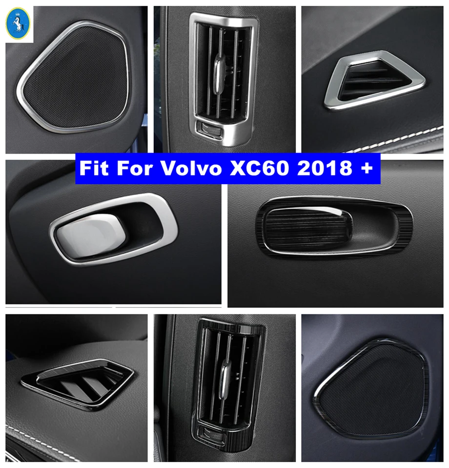 

Accessories Interior Refit Kit Door Speaker Pillar B Air AC Outlet Vent Glove Storage Box Cover Trim Fit For VOLVO XC60 - 2021
