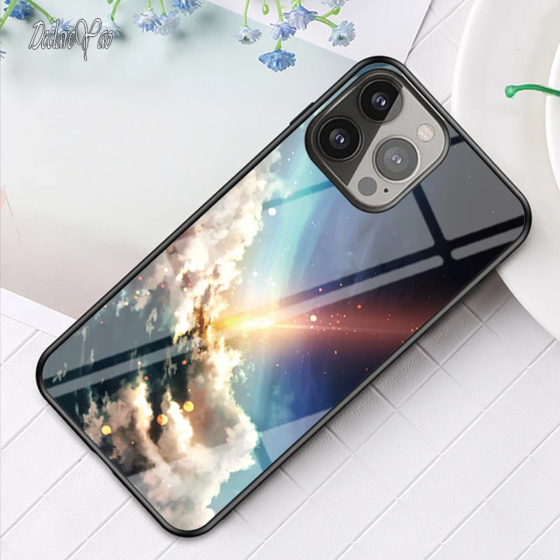 Luxury Tempered Glass Phone Case For Iphone 12 Mini Pro Max_voghion.com