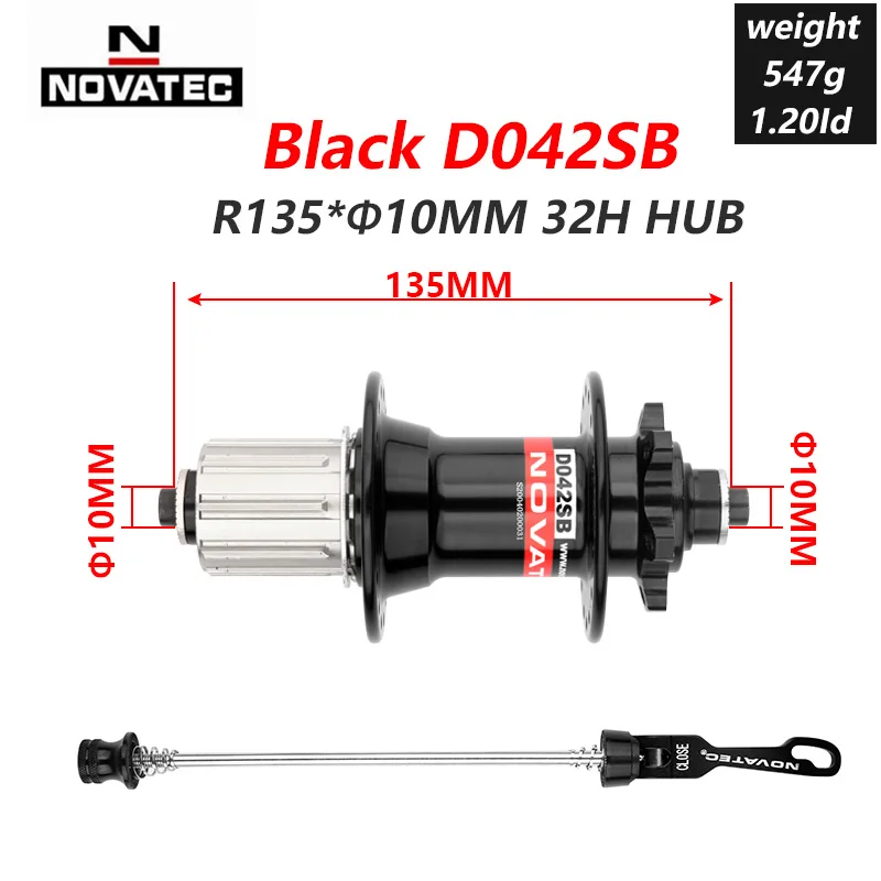 NOVATEC MTB Hub 36H 32H 28 Holes Mountain Bike Cubes Front 100x9mm Rear 135x10mm HG Standard Drum 8 9 10 11 12 Speed Bicycle Hub