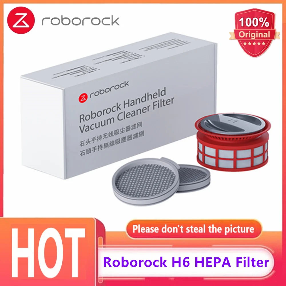 Original Roborock H6 HEPA Filter Washable Accessoires Handheld Vacuum