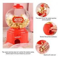 Mini Candy Machine Dispenser Kid Pretend Play Vending Machine Coin Money Saving Box Piggy Bank for Birthday Gift kids Favor 2