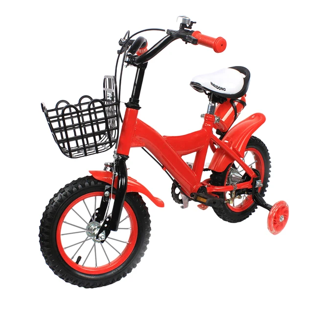 Vélo pour enfants de 12 pouces avec siège et guidon réglables pour les âges de 2 à 4 ans, capacité de 176 lb, freins doubles, léger (16 lb), comprend un panier et une sonnette 1