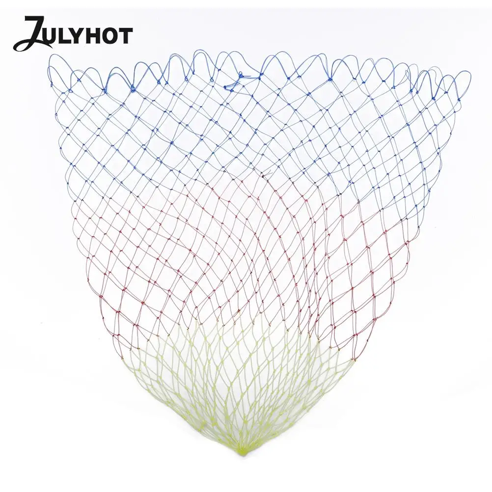 접이식 나일론 낚시 그물, 마름모 메쉬 구멍 깊이, 접이식 나일론 랜딩 딥 네트, 35 cm, 40 cm, 45 cm, 50/60 cm