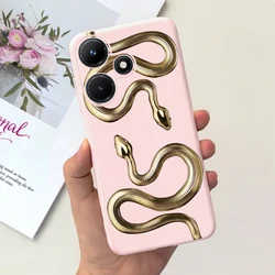 Cute Candy Painted Soft Silicone Phone Case - Stylish Protective Back Cover for Infinix Hot 30i (Pink 1760)