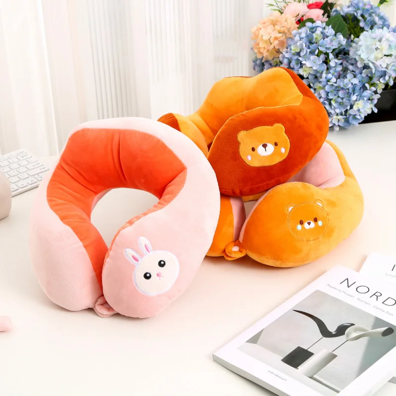 U-shaped pillow, travel neck pillow, airplane headrest, U-shaped neck pillow, neck pillow, office lunch pillow, travel pillow