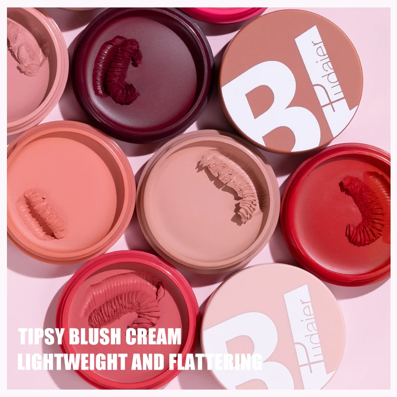 Velvet Mousse Blush-Water-Resistant, Brightening, Long-Lasting, Oil-Resistant, Multi-Use for Lips, Cheeks, Eyes blush cream cream blusher facial blusher