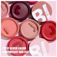 Pudaier Velvet Mousse Blush - Water-Resistant, Brightening,   Long-Lasting, Oil-Resistant, Multi-Use for Lips, Cheeks, Eyes 2