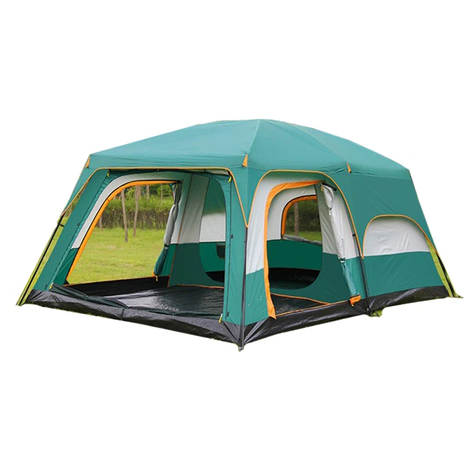 European 8 Persons Large Luxury Wind Resistant Family Carpas de Camping Tentcustom