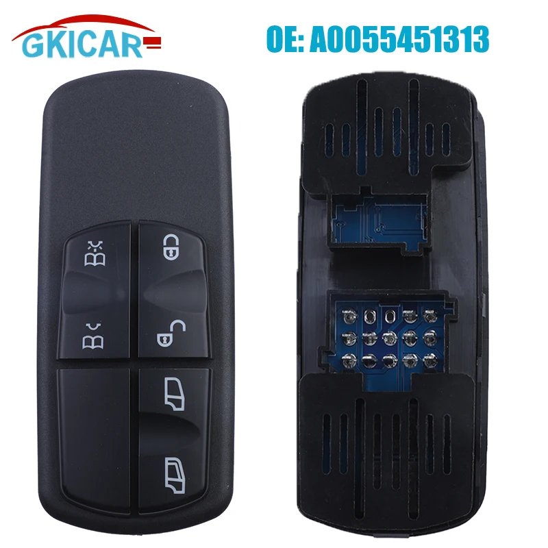 Muslimah 0055451313 Interruttore Alzacristallo Elettrico Per Mercedes Benz Truck Axor Schalter Fenster Heber
