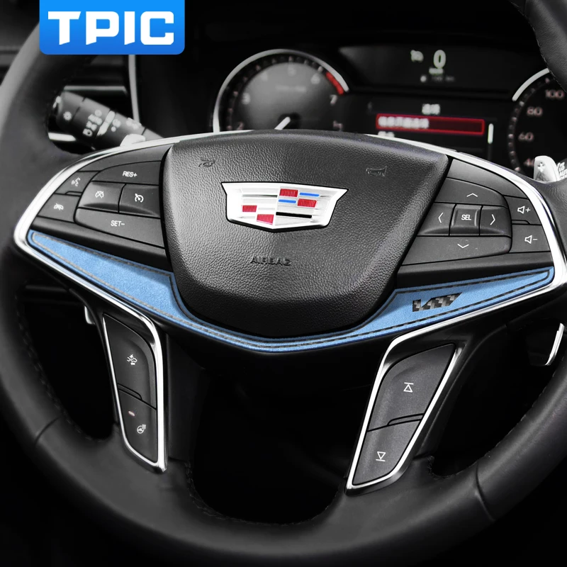 For Cadillac Xts Ct6 Xt5 Ats Cts Alcantara Leather Carbon Fiber Car