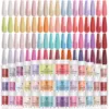 36pcs/set Vibrant Fluorescent Neon Nail Powder Pigment Set - Shimmering Iridescent Gradient Designs for Gel Nails - Create Dazzl 1
