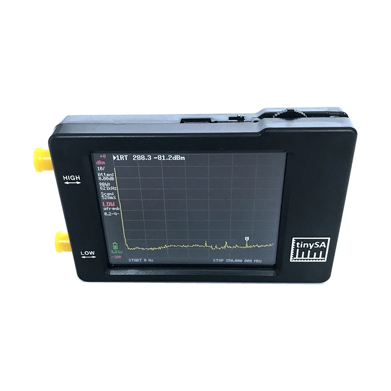 ޴  Ʈ м, TinySA 2.8 ġ ġ ũ, 100kHz  960MHz Ʈ м, ͸  PC 