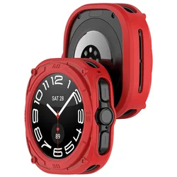 All-Around Protective PC Watch Case Bumper for Watch Ultra 47mm (Red)