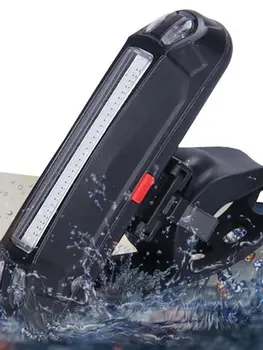 Велосипедный Тормоз светильник Flash Light Хвост светильник сзади отложным воротником велосипеда Беспроводной дистанционного Управление тока...