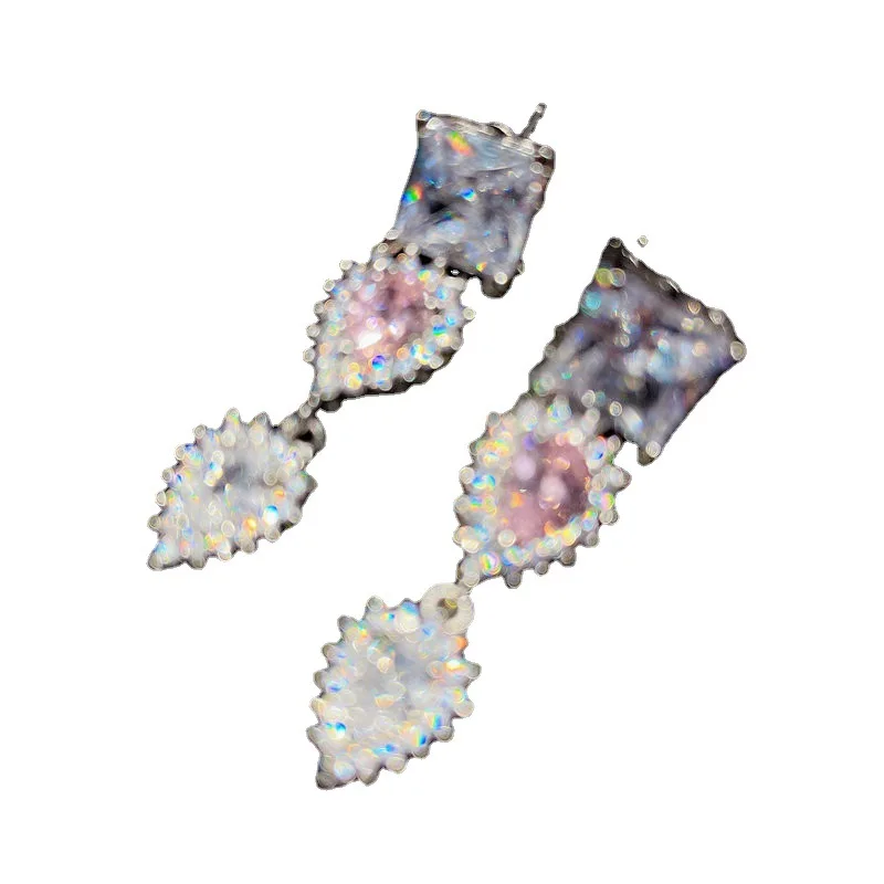 Sterling Silver Pear Cut Cubic Zirconia Leverback Earrings