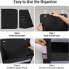 5 Layers Over Door Hanging Organizer with Mesh Pockets Large Wall Mount Storage for Home Essentials Bathroom Organization 4