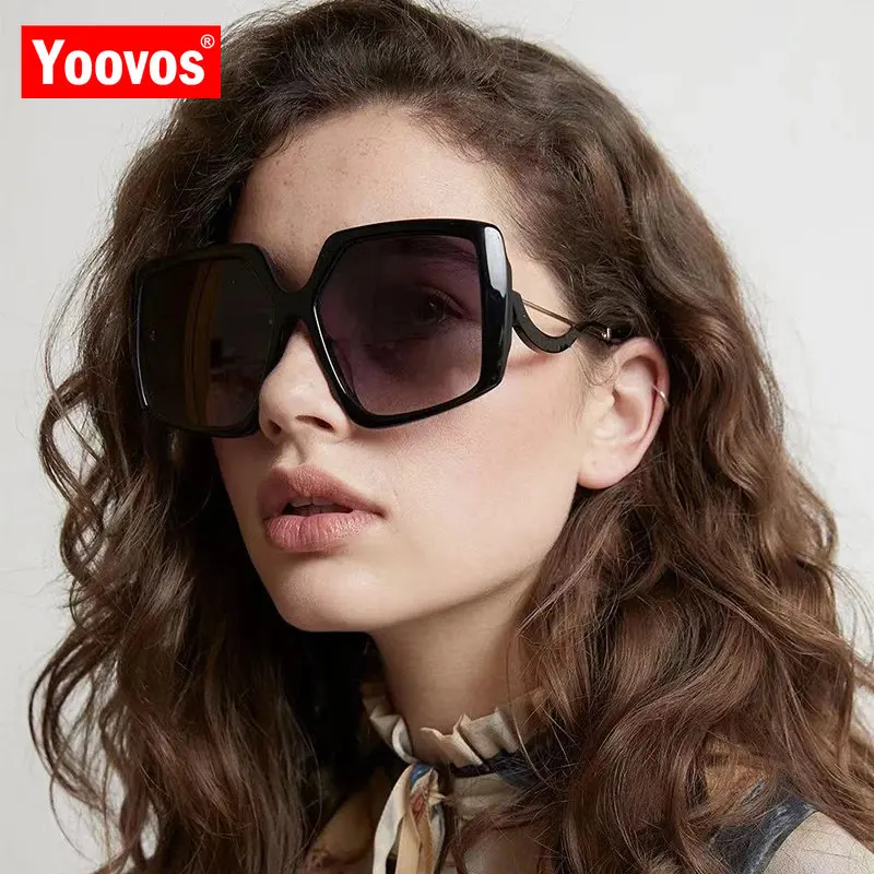 

Yoovos Luxury Sunglasses Women 2022 Vintage Brand Eyeglasses Women/Men Designer Luxury Glasses Retro Square Gafas De Sol Mujer