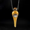 10pcs Felix Felicis Potion Vintage Magic Glass Pendant Water Drop Essential Oil Wish Bottle Women's Sweater Chain Necklace Gift 4