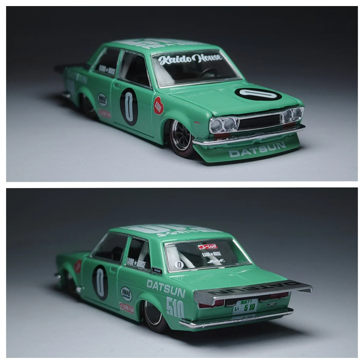 

HeyToys Mini GT KAIDO HOUSE 1/64 008 Datsun 510 #0 Pro Street MJ DieCast Model Collection Limited Edition