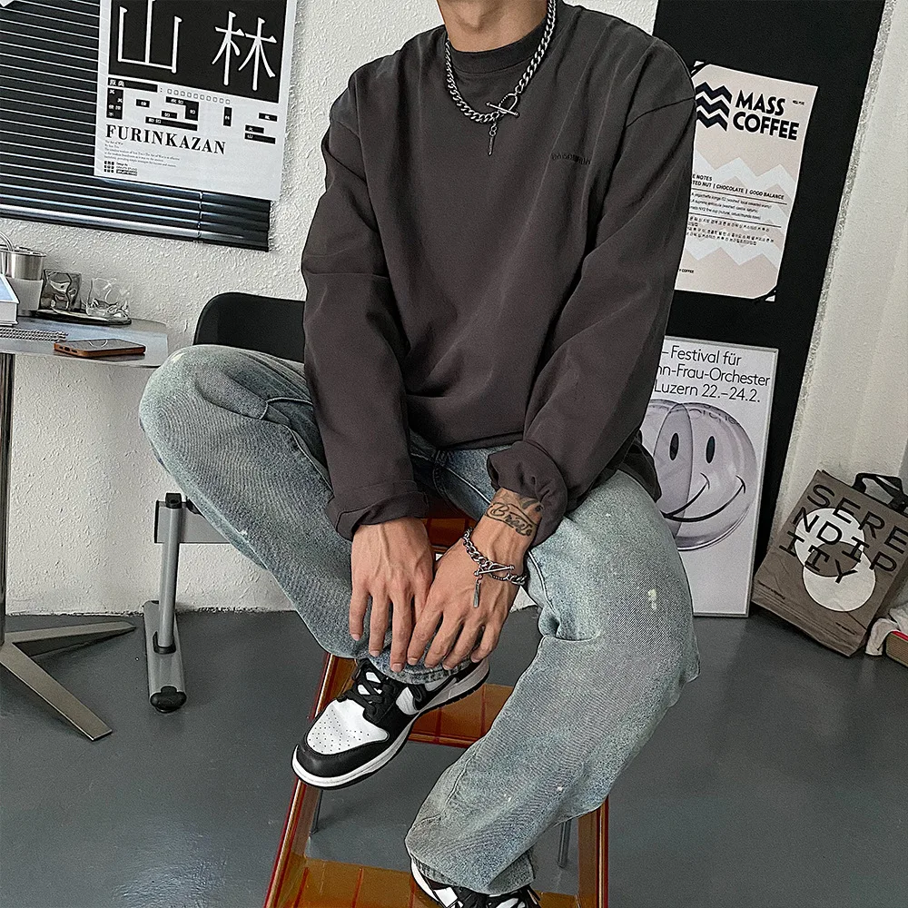 Fashion men hip hop necklace rapper necklace OT button stitching collarbone necklace fashion women