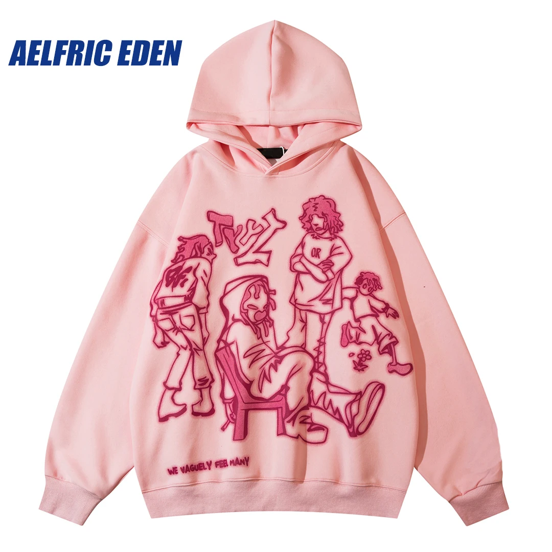 【Aelfric Eden】チェリー プリント デザイン パーカー 2色 Aelfric Eden】チェリー プリント デザイン パーカー 2色