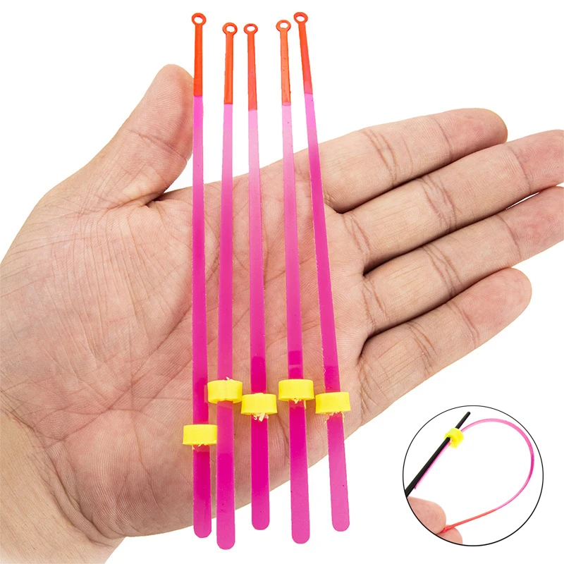 5pcs/set Portable Winter Ice Fishing Rod Top Tip Section Bobber