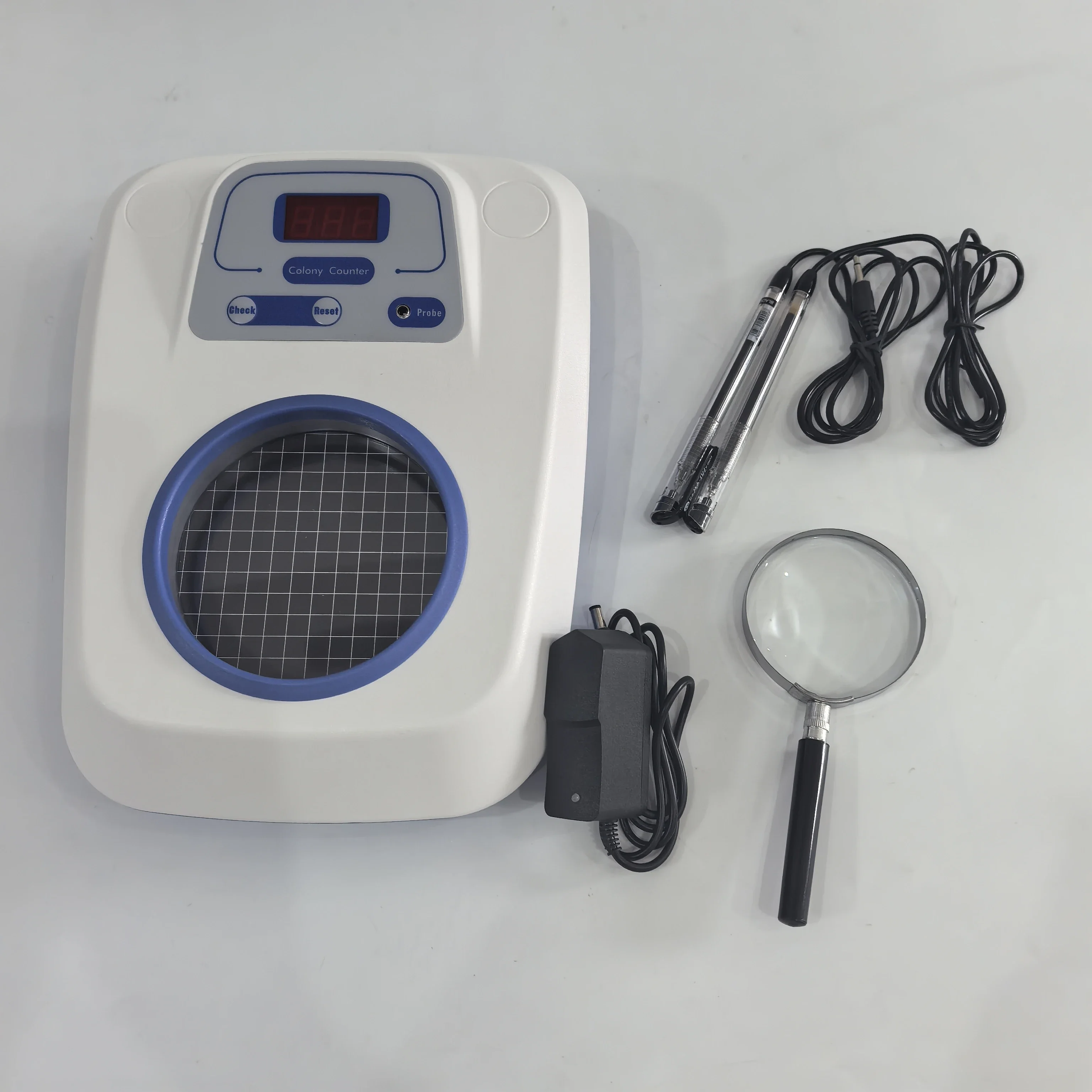 XK97-A Automatic Digital Bacteria Colony Counter 110V/220V Bacterial Quantity Measuring Instrument Lab detail image 1