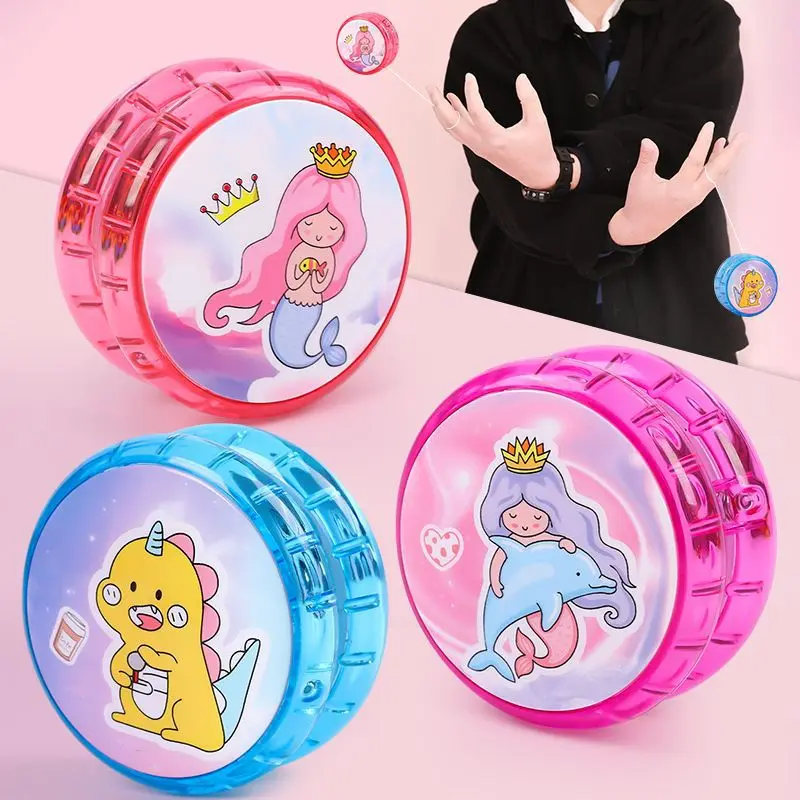 Classic Funny Glowing YoYo Ball LED Flashing Yoyo Toy Children Luminous Kids Party Glow Entertainment