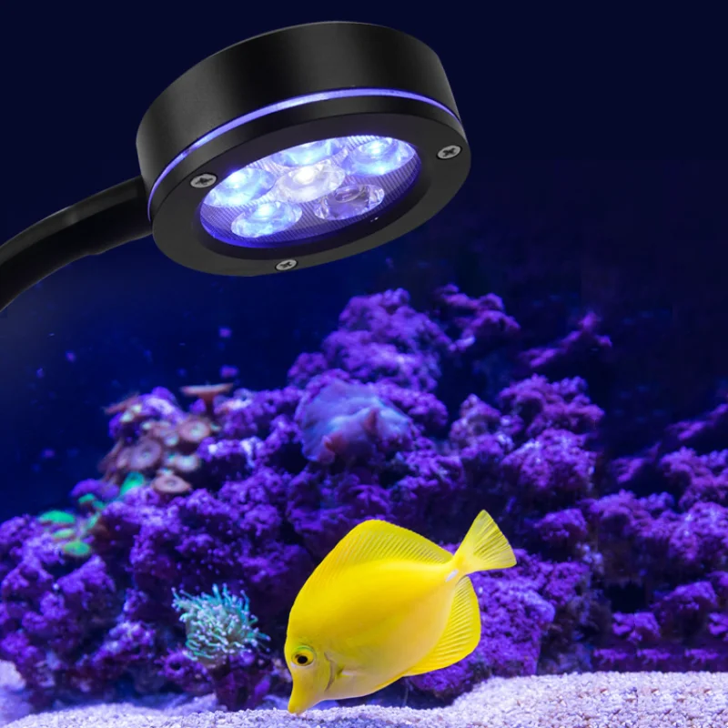 

Full Spectrum Aquarium LED Reef Light Nano Fish Tank Aquatic Plant Light With Wired Controller For Saltwater Coral Reef Tank