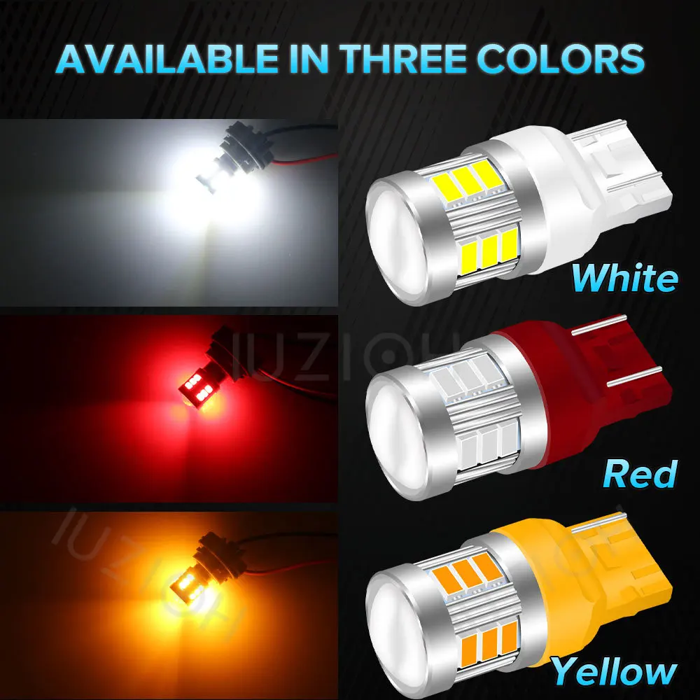 IUZIOH ڵ LED 1156  1157, 1x R5W R10W, P21W, BA15S, T20, S25, 7440, 7443, BAY15D, WY21W, W21W, P21, 5W, W21, 5W, 