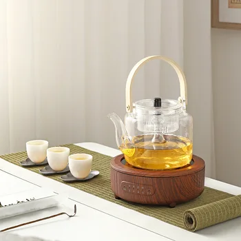 800W Electric Ceramic Stove Home Tea Making Machine Timed Coffee/Tea Hot Plates Multi-function Around Stove Make Tea Machine 1