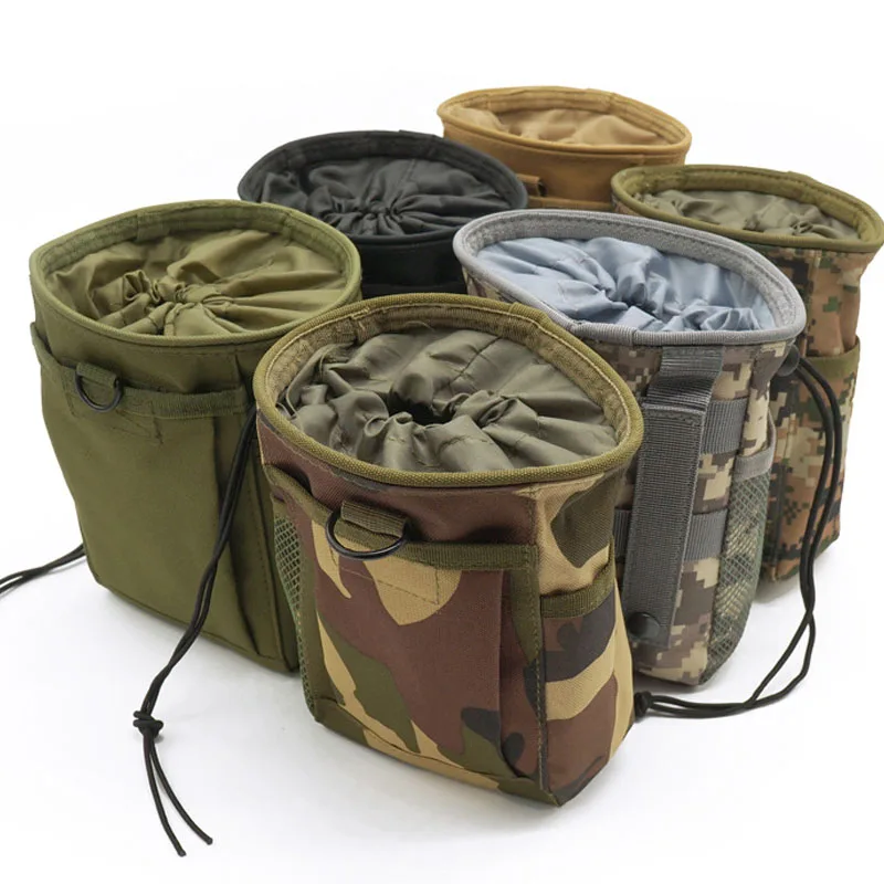 Tactical Dump Drop Pouch Magazine Pouch Molle Hunting Airsoft Gun Accessories Sundries Protable Molle Recovery Ammo Bag magazine pouch