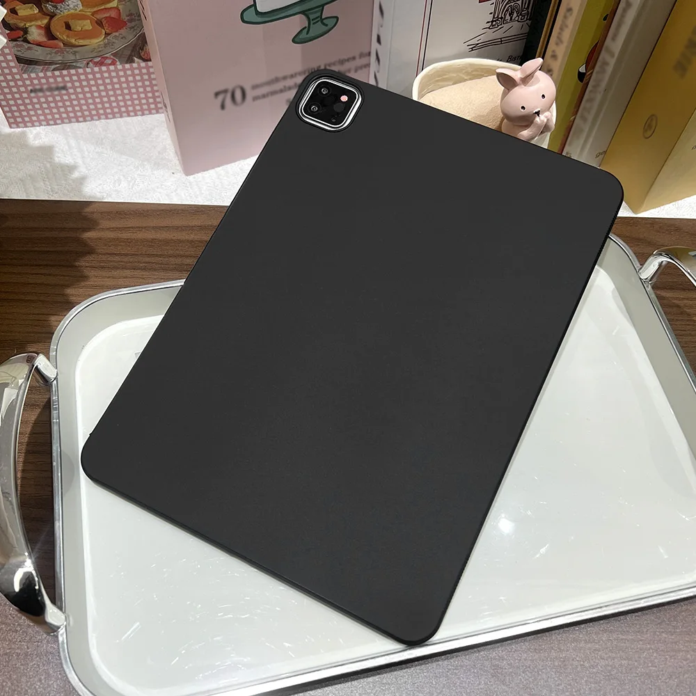 Frosted Pure Black High-Grade Matte Tablet Case Cover