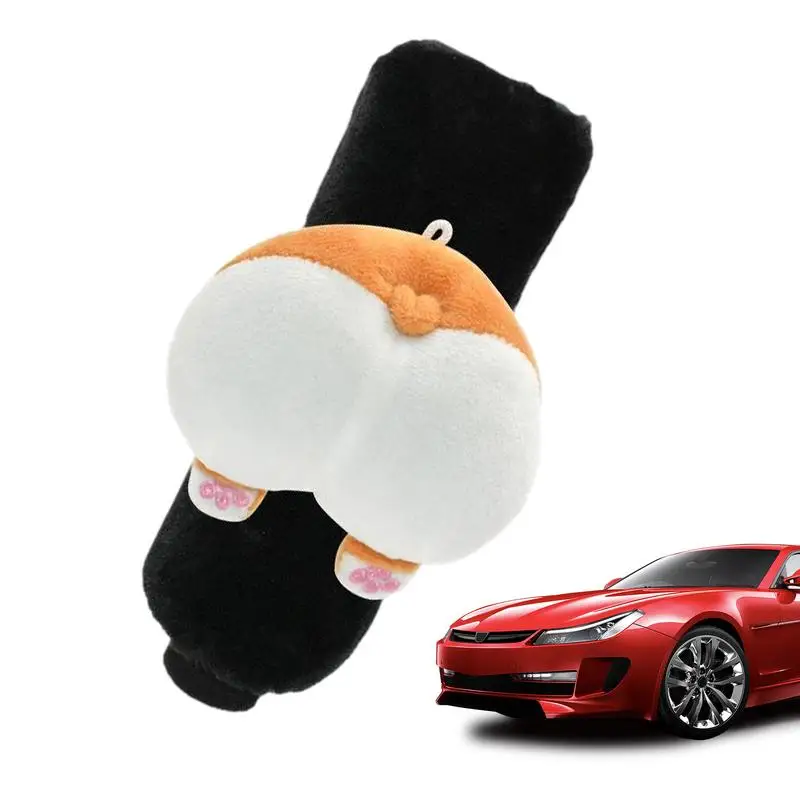 

Brake Cover Corgi Butt Cartoon Cute Universal Handbrake Cover Brake Sleeve Comfortable Protective Car Accessories