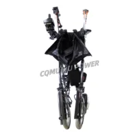 Déambulateur électrique multifonction léger et pliable, fauteuil roulant électrique avec siège pour personnes âgées 6