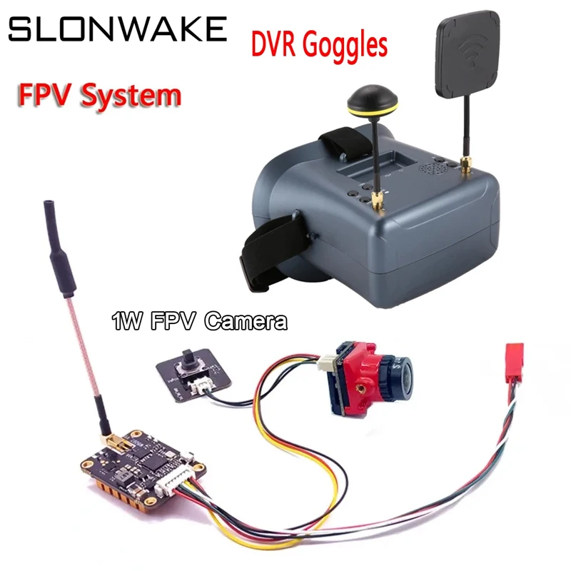 

FPV подходит для LS-008D 5,8G FPV Googles очки виртуальной реальности высокого качества 4 и 5,8G 1000 мВт переключаемый передатчик fpv + CMOS 1200TVL fpv камера