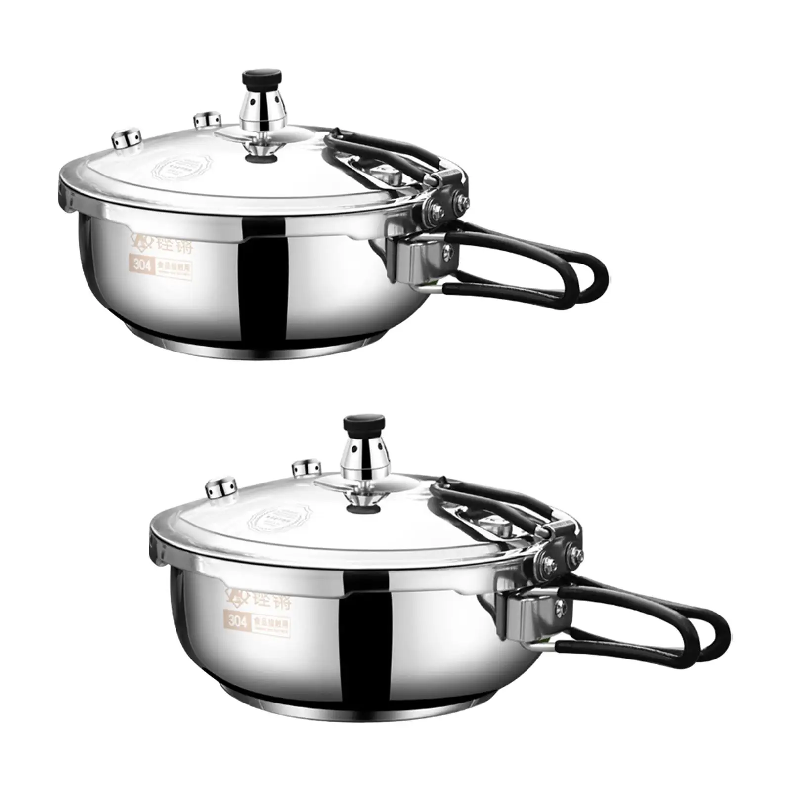Stovetop Pressure Cooker for Gas or Induction Stoves Anti Scald Handle Rice Cooking Pot Pressure Canner Cooking Utensils