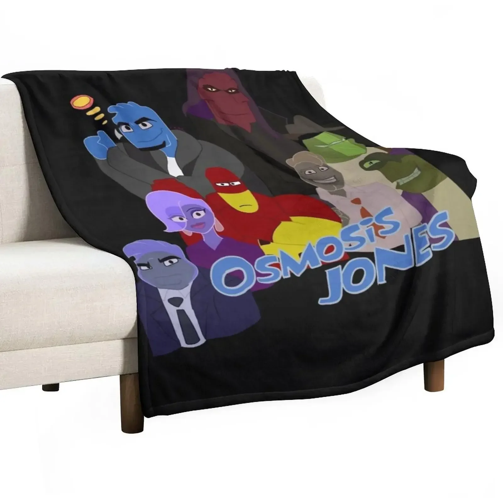 

Osmosis Jones Throw Blanket Soft Plaid Decorative Sofa Decoratives Stuffeds Blankets