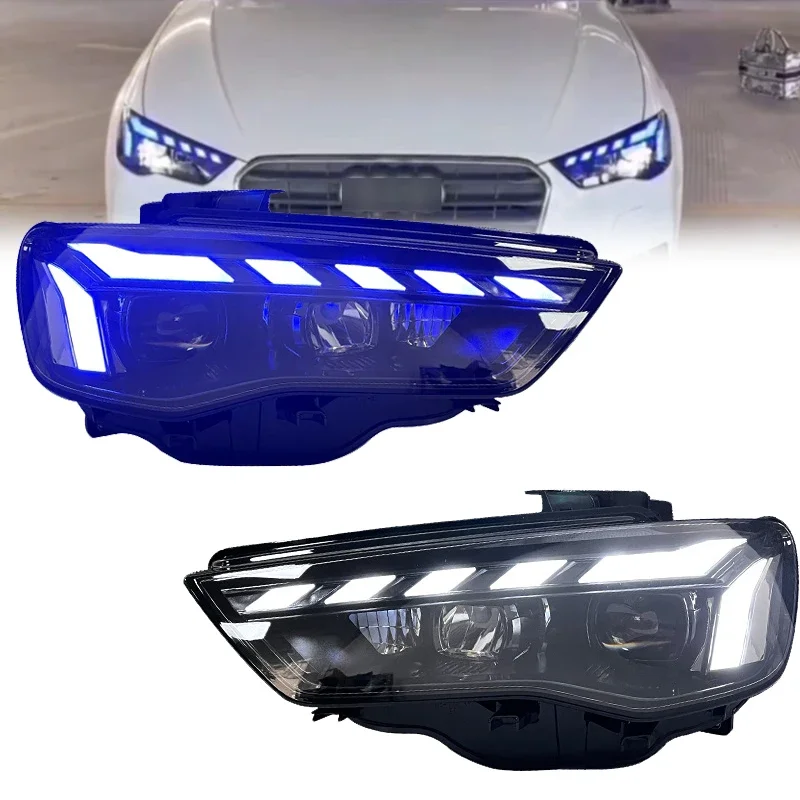 

2PCS Car LED Headlight For Audi A3 2013 2014 2015 2016 8V Sedan Sportback S3 Upgrade RS5 Style DRL Turn Signal Headlamp Assembly