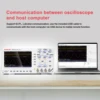 Hanmatek Digital Oscilloscope 2 / 4 Channels 110MhZ Bandwidth 1GS/s Sampling Rate 5mV/Div 7-inch LED SCPI/labview communication 6