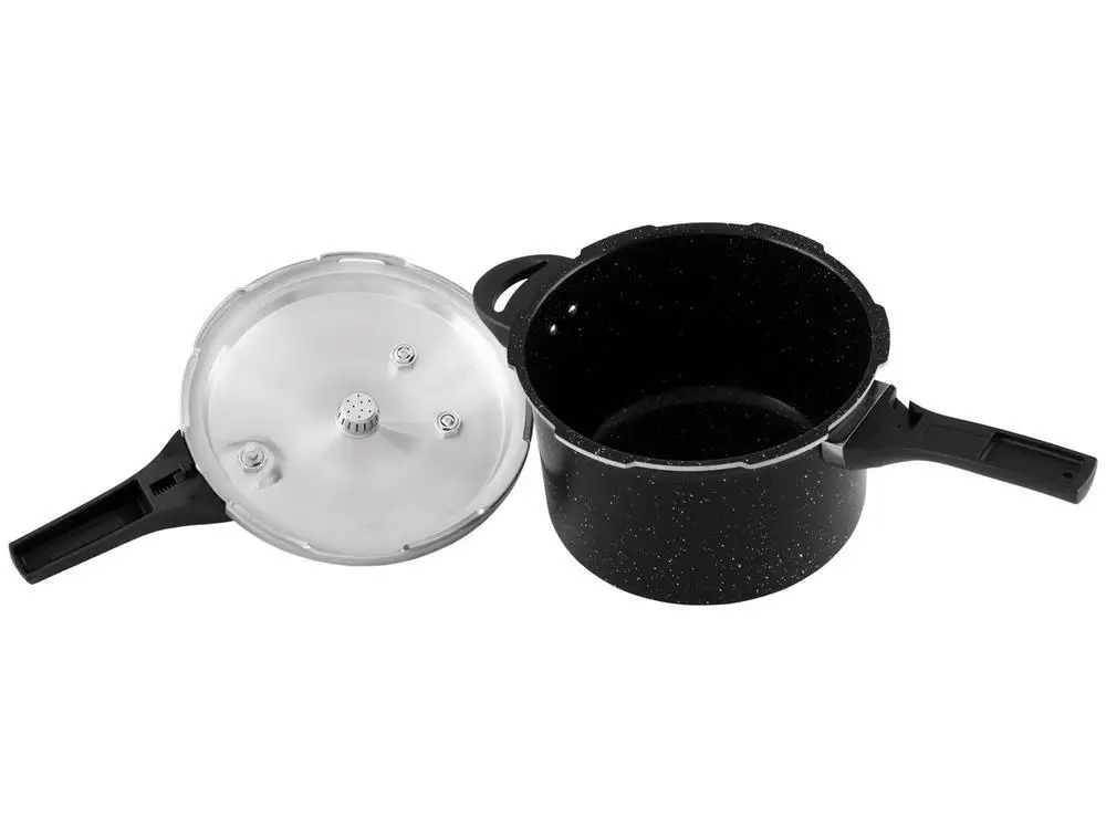 Panela de Pressão Brinox 4,2L Preta 5