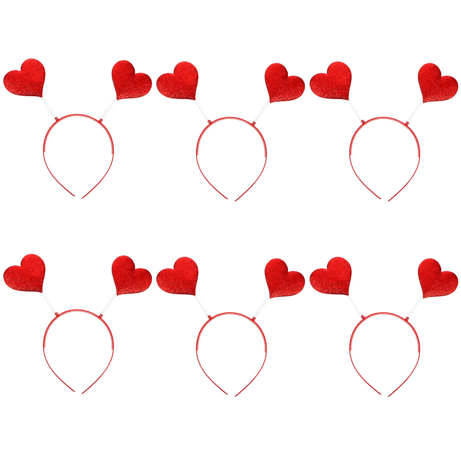 

Love- Shaped Costume Accessories Red Heart Headband Heart Headband Weeding Heart Headband Bulk Heart Hair Clasps for Girls