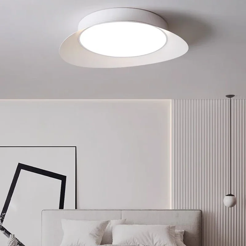 

Indoor Nordic Ceiling Lamp Metal Oval Design Kids Unique Office Bathroom Classic Ceiling Lamp Hallway Lamparas Lights Decoration