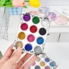 12-Color Nail Glitter Sequins Set Gold & Silver Foil Paper Dried Flowers Crystal Clay for DIY Art Crafts Nail Art Toys 3