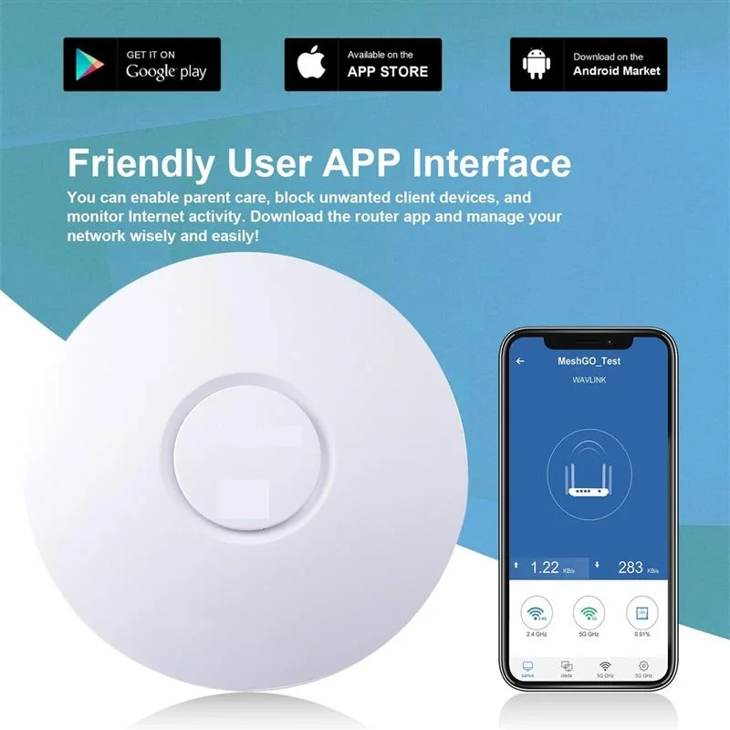Wireless router wireless wifi adapter PIX-LINK CWR01 300Mbps wireless dual band indoor ceiling AP WiFi repeater wall mounted wifi access point POE power supply