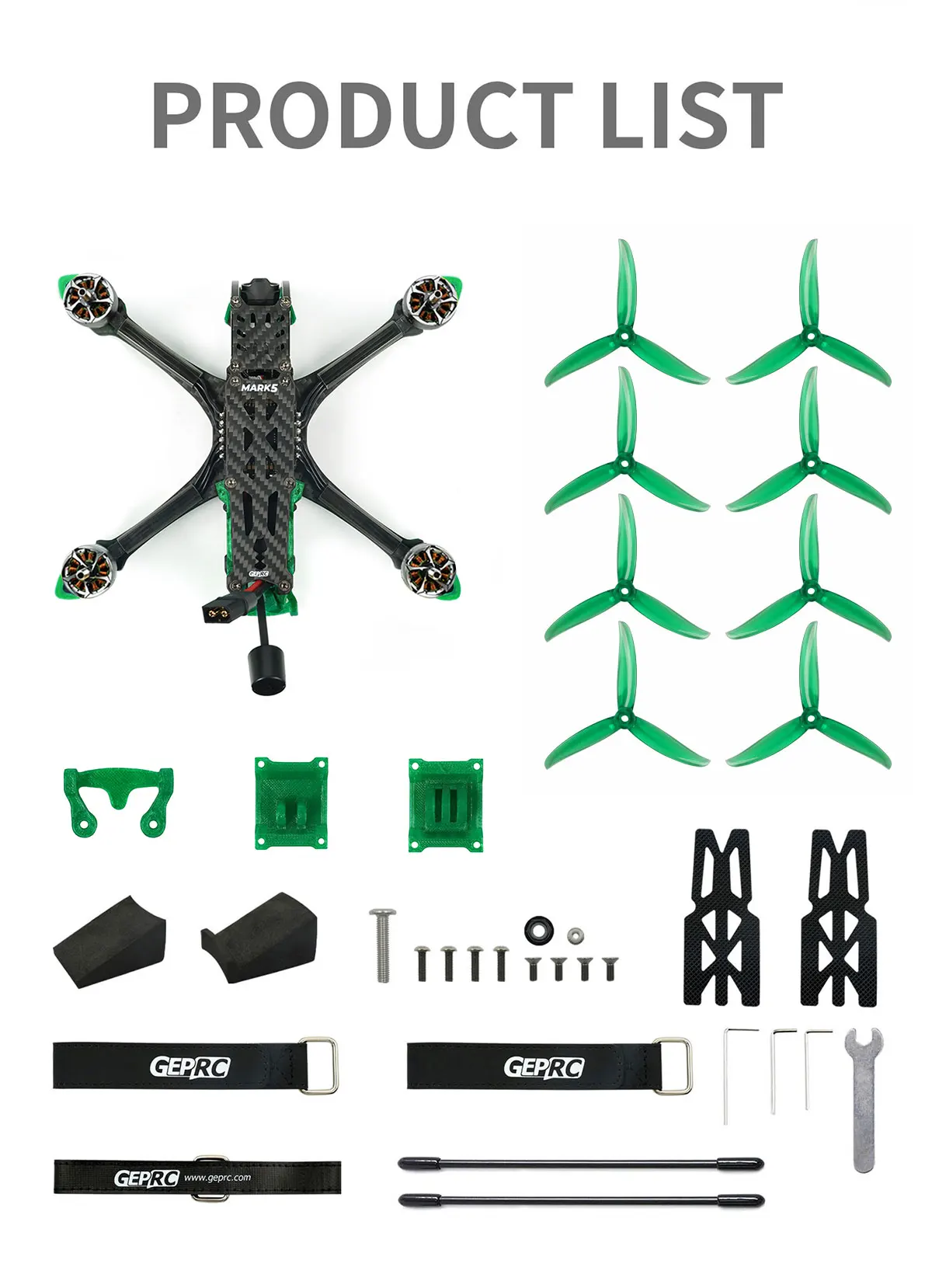 GEPRC New MARK5 HD O3 Freestyle FPV Drone, PRODUCT LIST MARKS 6 MTTTT Mm GEPRC GEP