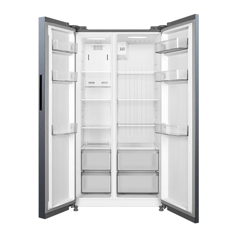 532L Grey Double Door Refrigerator First-class Energy Efficiency Large Capacity Inverter Air Cooling Refrigerator - Image 3