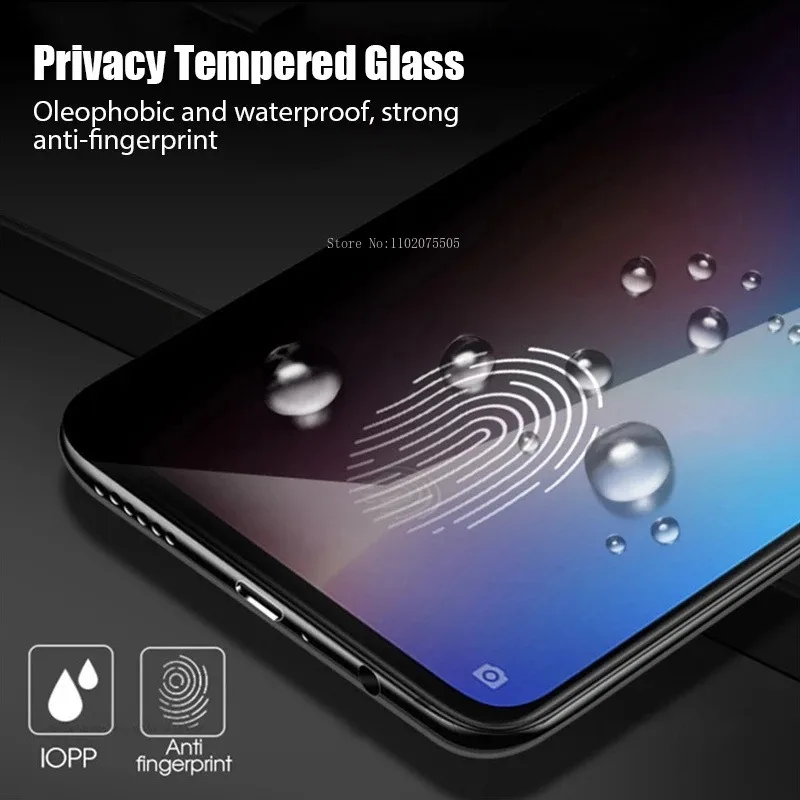 Pellicola Protettiva In Vetro Temperato Per Xiaomi Poco F3 / Mi 11i – 2 Pezzi, Anti-spia, 9H, Anti Impronte - 2